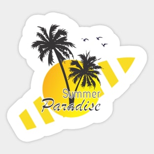 Summer paradise Sticker